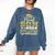 Proud Son Of 2024 College Graduate Family 24 Graduation Comfort Colors Sweatshirt Denim