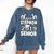Proud Stepmom Of A 2019 Senior School Graduation Shirt Comfort Colors Sweatshirt Denim