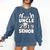 Proud Uncle Of A 2019 Senior School Graduation Shirt Comfort Colors Sweatshirt Denim