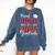 Proud Uncle Of a Class Of 2025 Graduate For Graduation Comfort Colors Sweatshirt Denim