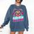 Puerto Rican Latina Social Worker MSW Masters Graduation Comfort Colors Sweatshirt Denim