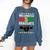 Queen MSW Social Work Grads Masters Graduation Comfort Colors Sweatshirt Denim