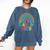 Rainbow Senior 2029 Shirt Class Of 2029 Cute Graduation Comfort Colors Sweatshirt Denim