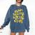 Retro Anti Social Club Bees Introvert Women Men Comfort Colors Sweatshirt Denim