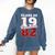 Reunion 1982 Class Of 1982 Reunion 82 Graduation 1982 Comfort Colors Sweatshirt Denim