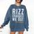 Rizz Crashed We Out 5th Grade Graduation Fifth Graders Comfort Colors Sweatshirt Denim
