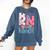 You RN Good Hands Cute Nurse Nursing Student Graduation Comfort Colors Sweatshirt Denim