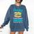 Sarcastic Books Anti Social Introvert Book Conversation Comfort Colors Sweatshirt Denim
