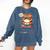 Sarcastic Loner Introvert Not a Friendly Do Not Touchs Comfort Colors Sweatshirt Denim