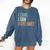 I Came I Saw I Left Early Introverts Lovers Comfort Colors Sweatshirt Denim