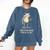 I Have To Say Weird Stuff Or I'Ll Die Frog Meme Introverts Comfort Colors Sweatshirt Denim