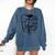 That Says Senior Vibes Graduation Diploma School Spirit Comfort Colors Sweatshirt Denim