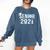 Senior 2021 Grad Shirt 2021 Graduation Comfort Colors Sweatshirt Denim