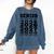 Senior 2026 2027 Class Of Graduation Comfort Colors Sweatshirt Denim