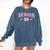 Senior 2026 Class Of 2026 Coquette Pink Bow Graduation 2026 Comfort Colors Sweatshirt Denim