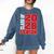 Senior 2026 Class Of 2026 Graduation Comfort Colors Sweatshirt Denim