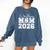 Senior 2026 Wrestling Mom Proud Senior 2026 Mom Graduation Comfort Colors Sweatshirt Denim