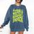 Senior Assassin Winner School Graduation Water Game Comfort Colors Sweatshirt Denim
