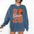 Senior Basketball Class Of 2026 Crew Basketball Graduation Comfort Colors Sweatshirt Denim