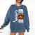 Senior Basketball Mom Class Of 2026 Player Graduation Grad Comfort Colors Sweatshirt Denim