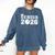 Senior Bowling Class Of 2026 Graduation School Graduate Comfort Colors Sweatshirt Denim
