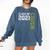 Senior Class Of 2021 Cousin Graduation Comfort Colors Sweatshirt Denim