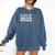Senior Class Of 2022 Mom Graduation Comfort Colors Sweatshirt Denim