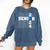 Senior Class Of 2024 Bowling First Day Of School Graduation Comfort Colors Sweatshirt Denim