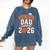 Senior Dad Class Of 2026 Graduate Basketball Graduation 2026 Comfort Colors Sweatshirt Denim