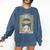 Senior Graduate 2024 Queen Graduation Educated Melanin Comfort Colors Sweatshirt Denim