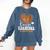 Senior Grandma Class Of 2026 Basketball Graduation Heart Comfort Colors Sweatshirt Denim