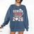 Senior Mom Class Of 2026 Graduate Baseball 2026 Graduation Comfort Colors Sweatshirt Denim