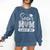 Senior Mom Class Of 2027 Senior Mama 2027 Graduation Comfort Colors Sweatshirt Denim