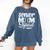 Senior Mom Squad Baseball Class Of 2023 Graduation Comfort Colors Sweatshirt Denim