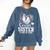 Senior Sister Class Of 2026 Baseball Graduation Heart Comfort Colors Sweatshirt Denim