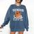 Senior Sister Class Of 2026 Coquette Basketball Graduation Comfort Colors Sweatshirt Denim
