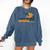 Senior Sunrise 2026 Graduation Cool Retro High School Comfort Colors Sweatshirt Denim