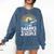 I Like Sharks & Maybe Like 3 People Humor Introverts Summer Comfort Colors Sweatshirt Denim