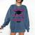 She Believed She Could So She Mastered It Graduation Comfort Colors Sweatshirt Denim