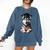 Siberian Husky Dog Graduation Cap Training School Graduate Men Women Kids Comfort Colors Sweatshirt Denim