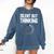Silent But Thinking Introvert Comfort Colors Sweatshirt Denim