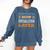 Silhouette Cutting Now Minimal Socializing Introvert Comfort Colors Sweatshirt Denim