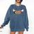 Sloth Graduation Shirt Cute Animal Diploma Grad Comfort Colors Sweatshirt Denim
