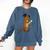 SmileteesGrad Cute Sea Otter Graduation T-Shirt Comfort Colors Sweatshirt Denim