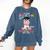 So Long Pre k Graduation 2025 Look Out Kindergarten Girls Premium Tri-Blend Comfort Colors Sweatshirt Denim