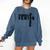 Soccer Senior Night Soccer Senior 2025 Graduation 26 Comfort Colors Sweatshirt Denim