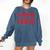 Soccer Senior Night Soccer Senior 2025 Graduation 4 Comfort Colors Sweatshirt Denim