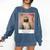 Social Anxiety Not Having A Good Time Socializing Introvert Comfort Colors Sweatshirt Denim