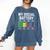 My Social Battery Introverted Low Energy Antisocial Comfort Colors Sweatshirt Denim