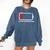 Social Battery Low Introvert Comfort Colors Sweatshirt Denim Social Battery Low Introvert Comfort Colors Sweatshirt Denim